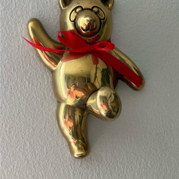 brass teddybear wall hook BNIB - Picture 5 of 7